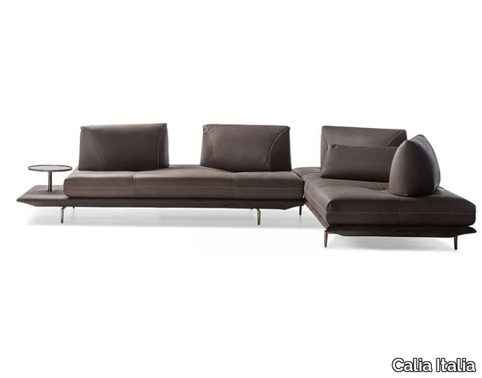 GIANDUIOTTO JR - Corner leather sofa _ Calia Italia