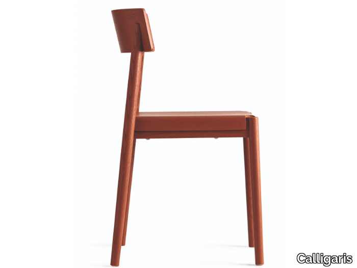 SCANDIA - Stackable wooden chair _ Calligaris