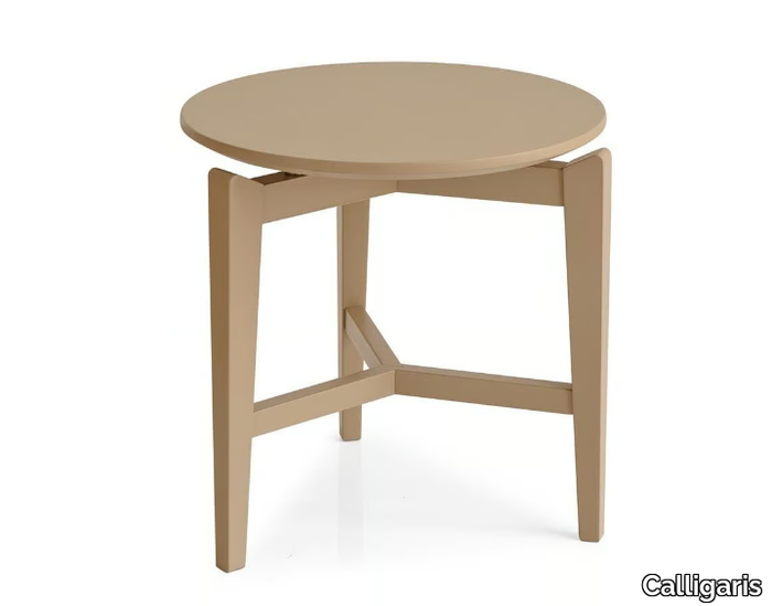 SYMBOL - Round wooden side table _ Calligaris