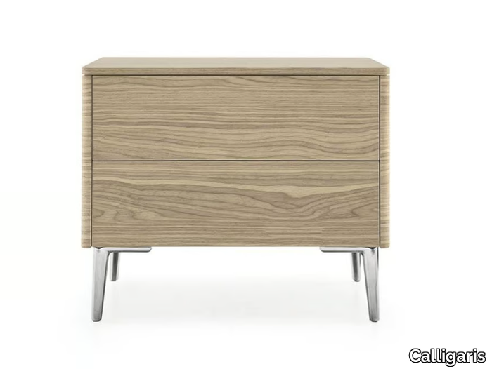 BOSTON - Rectangular bedside table with drawers _ Calligaris