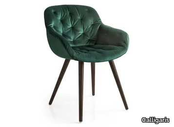 IGLOO SOFT - Tufted velvet chair _ Calligaris