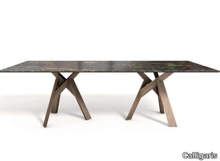 JUNGLE - Rectangular ceramic table _ Calligaris