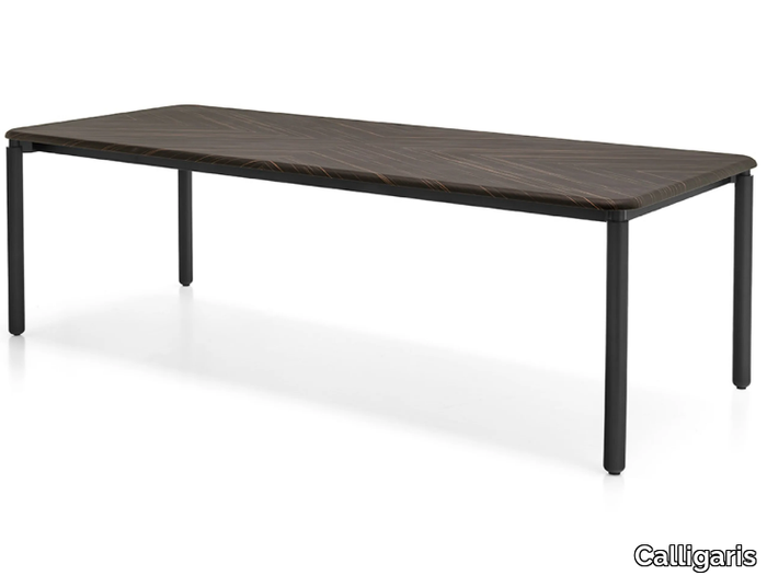 SPIGA - Rectangular wooden dining table _ Calligaris