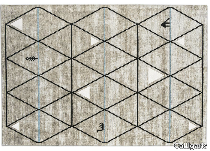 GAVA - Rectangular rug with geometric shapes _ Calligaris