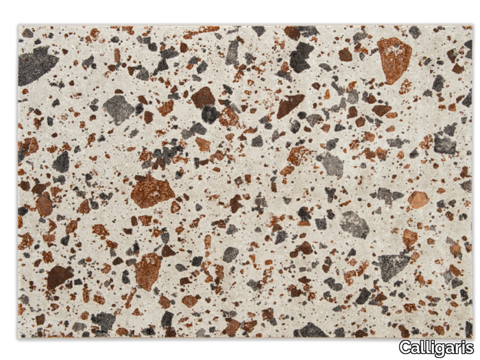 TERRAZZO - Rectangular synthetic fibre rug _ Calligaris