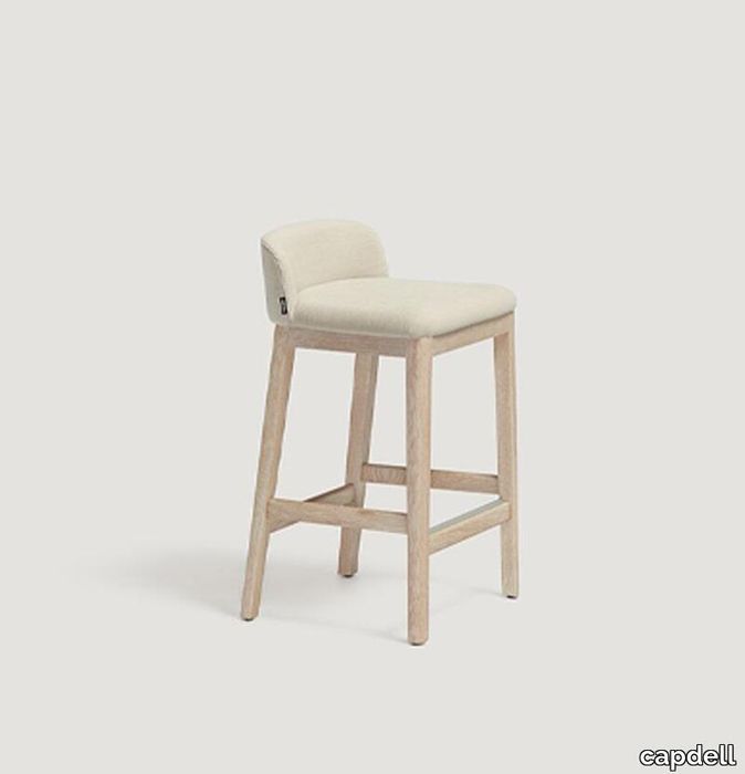 Concord Low Barstool Wooden Base