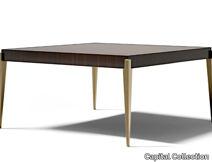 CARISMA Q - Square wooden table _ Capital Collection