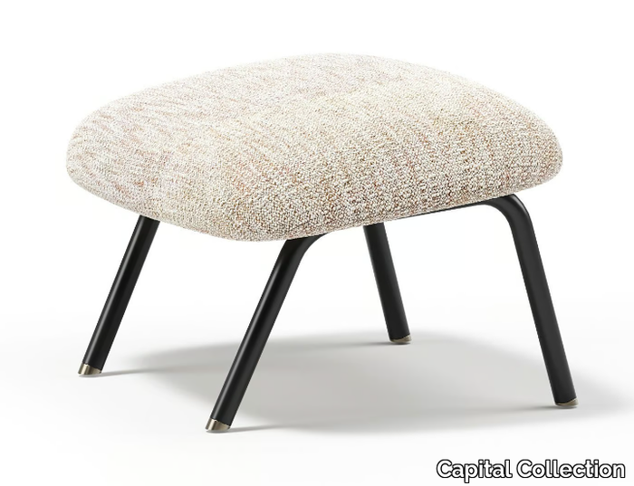 ADELE - Upholstered fabric footstool _ Capital Collection