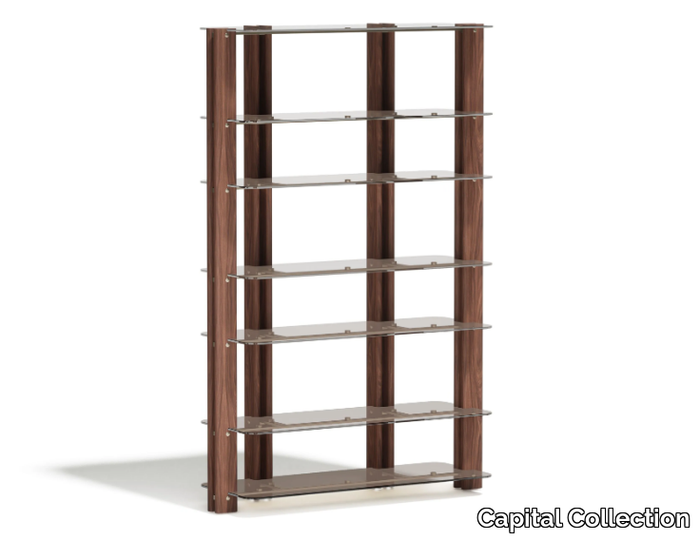 DIESIS B - Double-sided wooden bookcase _ Capital Collection