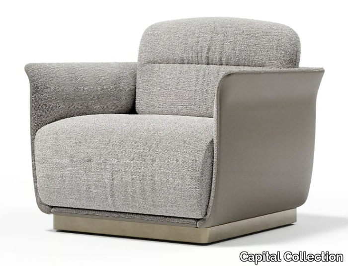 MON ALLURE - Fabric armchair with armrests _ Capital Collection