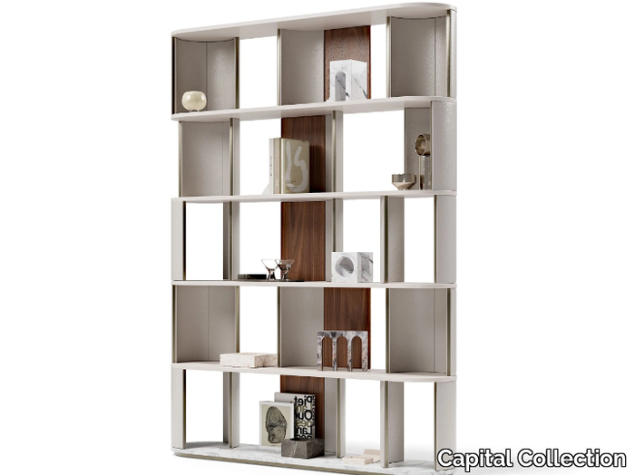 SIPARIO - Wall-mounted open wooden bookcase _ Capital Collection