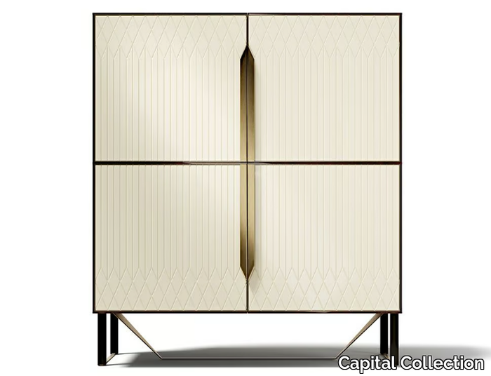 PRISMA - Wooden bar cabinet with integrated lighting _ Capital Collection