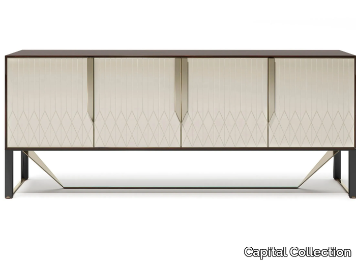 PRISMA - Wooden sideboard with doors _ Capital Collection