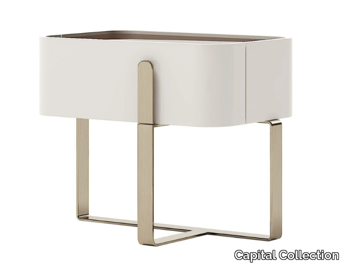 EDEN L - Bedside table with drawers _ Capital Collection