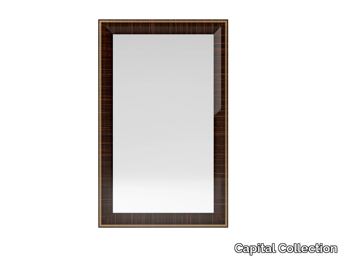 KU-R - Rectangular framed wooden mirror _ Capital Collection