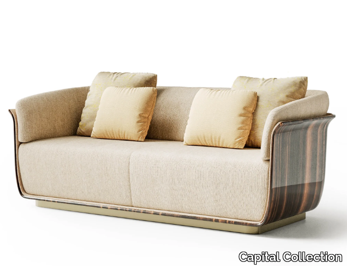 ALLURE WOOD - 2 seater wooden sofa _ Capital Collection