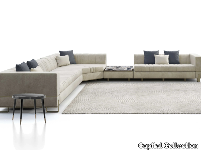 GRAND - Corner sectional fabric sofa _ Capital Collection