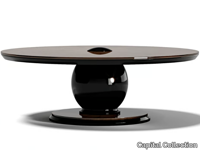 KOVAL T - Round wooden high side table _ Capital Collection