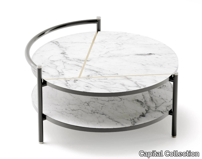 OLIVER - Marble coffee table for living room _ Capital Collection