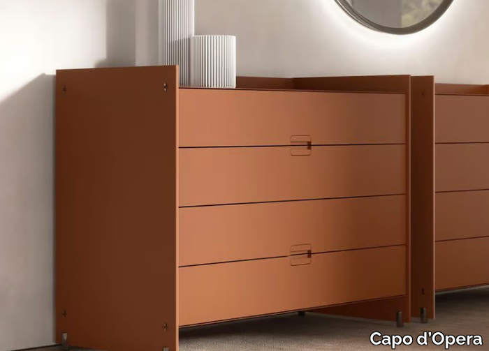 DREAM-ON - Chest of drawers with integrated handles _ Capo d’Opera