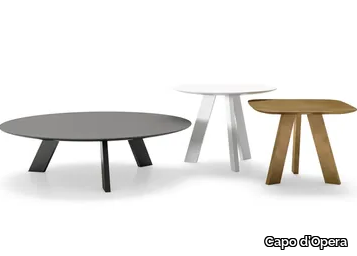 HI-DECK - Round wooden coffee table _ Capo d’Opera