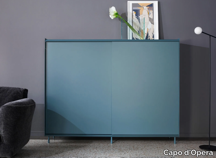 FLYER - Metal highboard with sliding doors _ Capo d’Opera