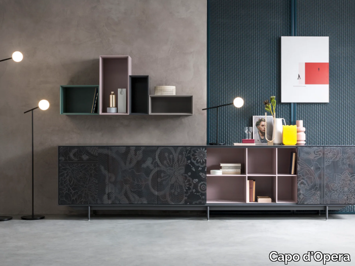 ATENEO - Sideboard with sliding doors _ Capo d’Opera