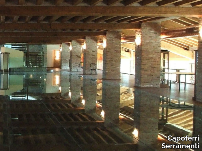 Glass flooring - Glass flooring _ Capoferri Serramenti