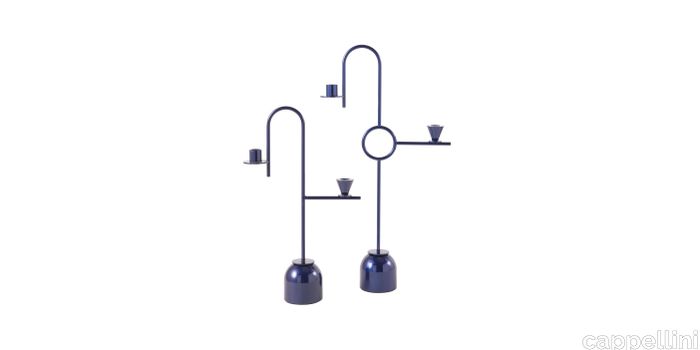 Blue Candleholders