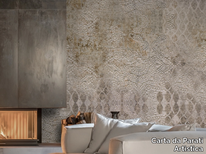 ELEGANCE TEXTURE - Motif washable vinyl wallpaper _ Carta da Parati Artistica