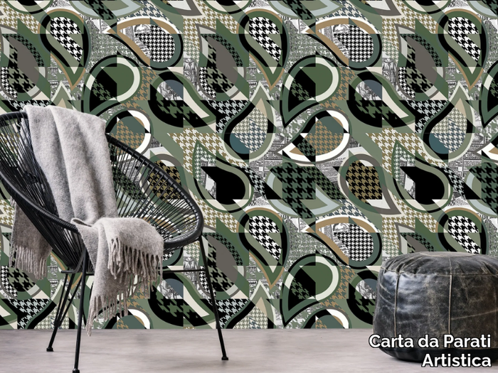 TWEED TEXTURE - Motif washable wallpaper _ Carta da Parati Artistica