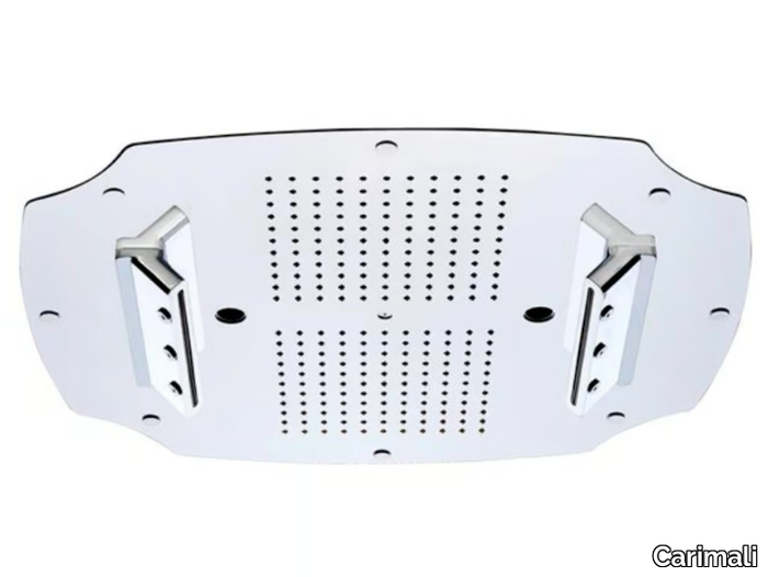 MYDREAM COLONIAL 500X500 23076X/S-CRX - Built-in 3-spray stainless steel overhead shower with chromotherapy _ Carimali
