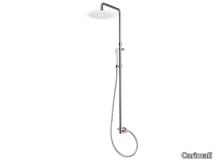 BRIDGE TELESCOPIC 00670/ID / 00670/ED - Wall-mounted shower panel with diverter _ Carimali