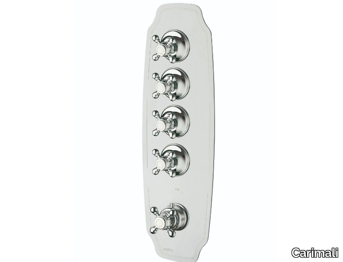 COLONIAL 21044EST-CR - Recessed thermostatic shower mixer with plate _ Carimali