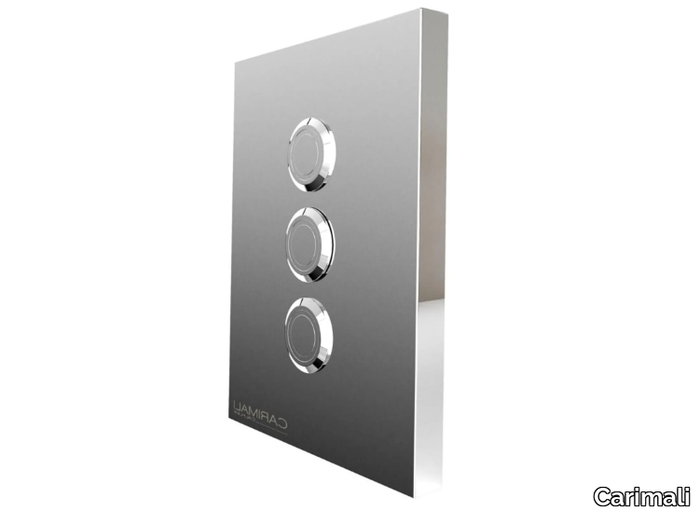 SWITCH CONTROL 3 BOTTONS - Wall-mounted brass remote control tap _ Carimali