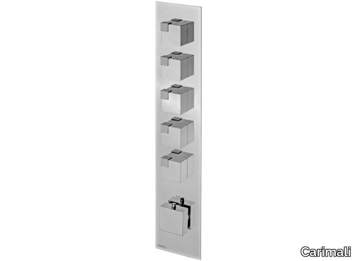 OCUBE 0-OCB4004EST-CR/0-OCB4005EST-CR - Recessed thermostatic shower mixer with plate _ Carimali