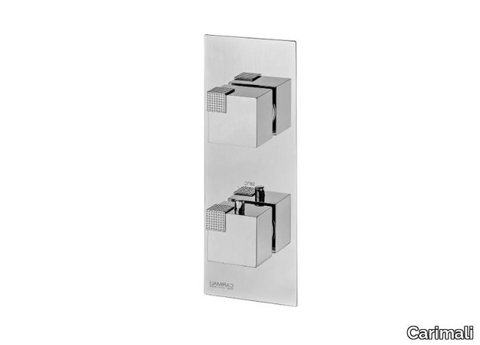 OCUBE 0-OCB4101EST-CR/0-OCB4102EST-CR - Recessed thermostatic shower mixer with plate _ Carimali