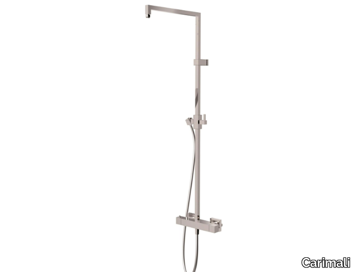 EXTREME 00-0200E-CR - Wall-mounted thermostatic shower panel with diverter _ Carimali