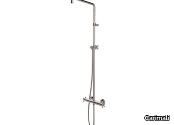 COLONIAL RIGOLETTO 00-0820-CR - Wall-mounted thermostatic shower panel with diverter _ Carimali