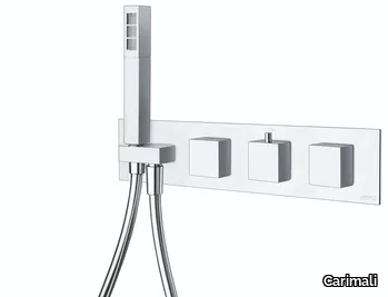 ILQUADRO 21841/21851/21861 - Recessed thermostatic shower mixer with hand shower _ Carimali