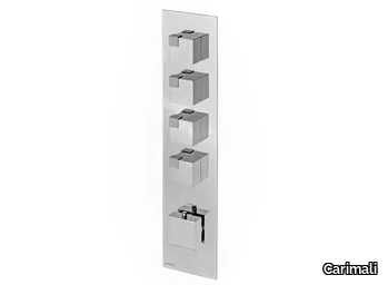 OCUBE 0-OCB4003EST-CR - Recessed thermostatic shower mixer with plate _ Carimali