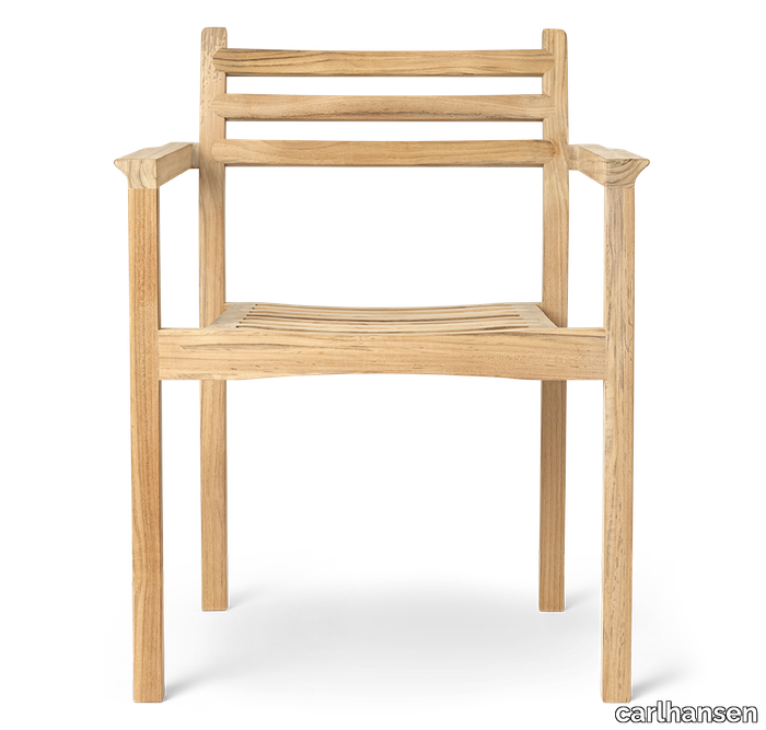 images-AH502 Outdoor Dining Chair with Armrest-ah502_teak_untreated_front1.png