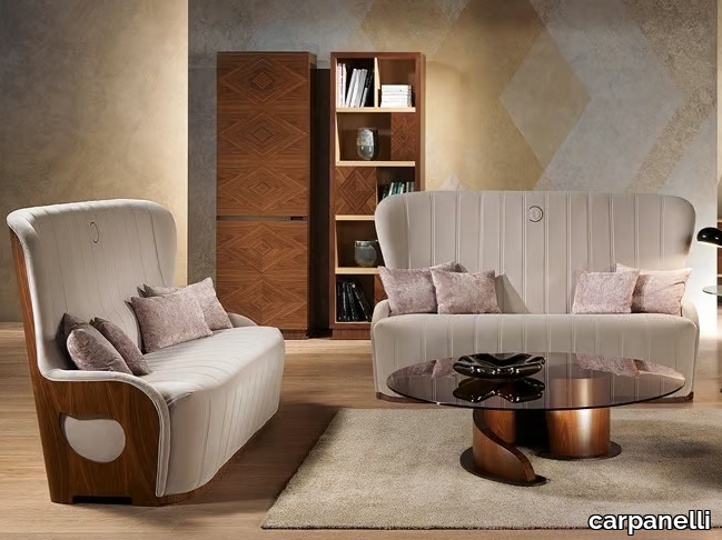 GALILEO - 2 seater leather sofa _ carpanelli