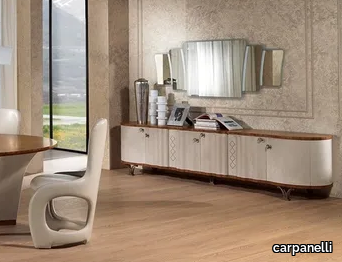 MISTRAL - Leather sideboard with doors _ carpanelli