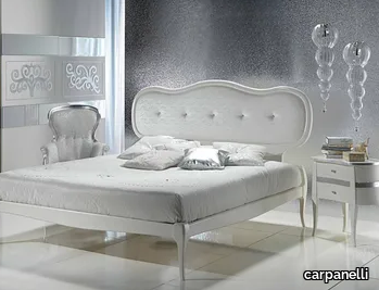 NOVECENTO - Double bed with upholstered headboard _ carpanelli