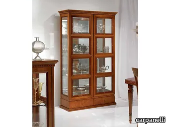 QUADROTTI - Mahogany display cabinet _ carpanelli