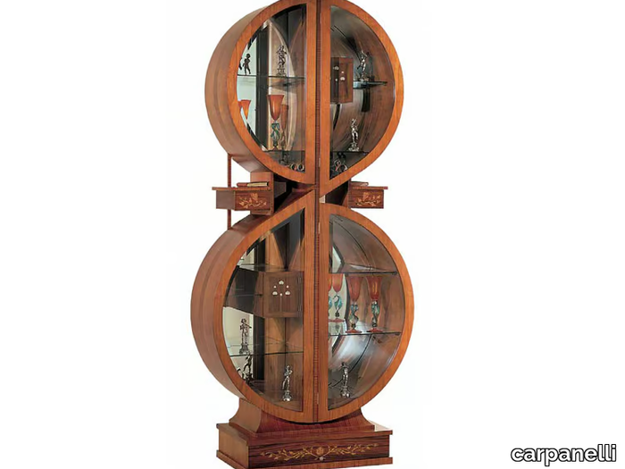 CHIAVE DI VIOLINO - Cherry wood display cabinet _ carpanelli