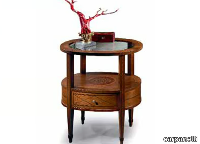 ELLITTICO - Cherry wood bedside table _ carpanelli