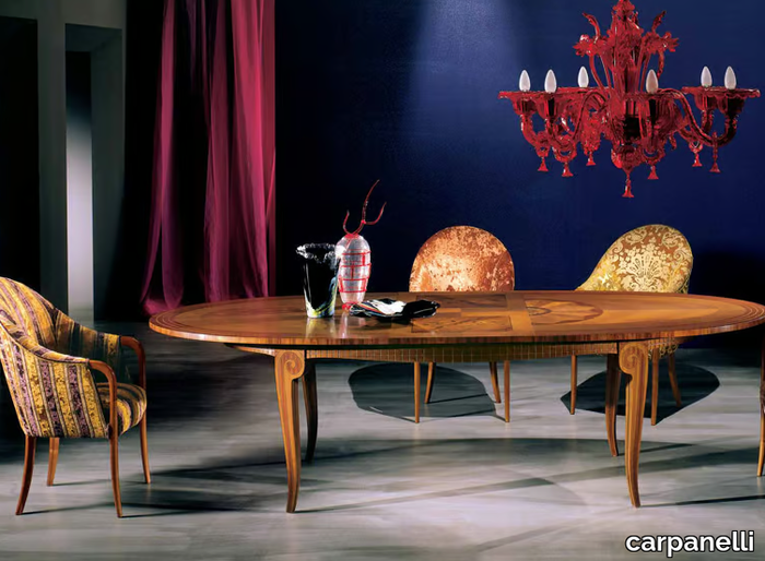 ARTE - Extending oval table _ carpanelli