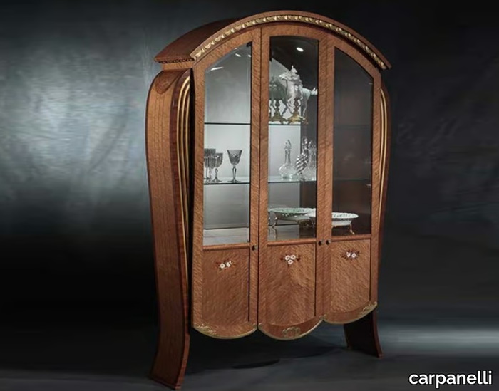 VANITY - Gold leaf display cabinet _ carpanelli